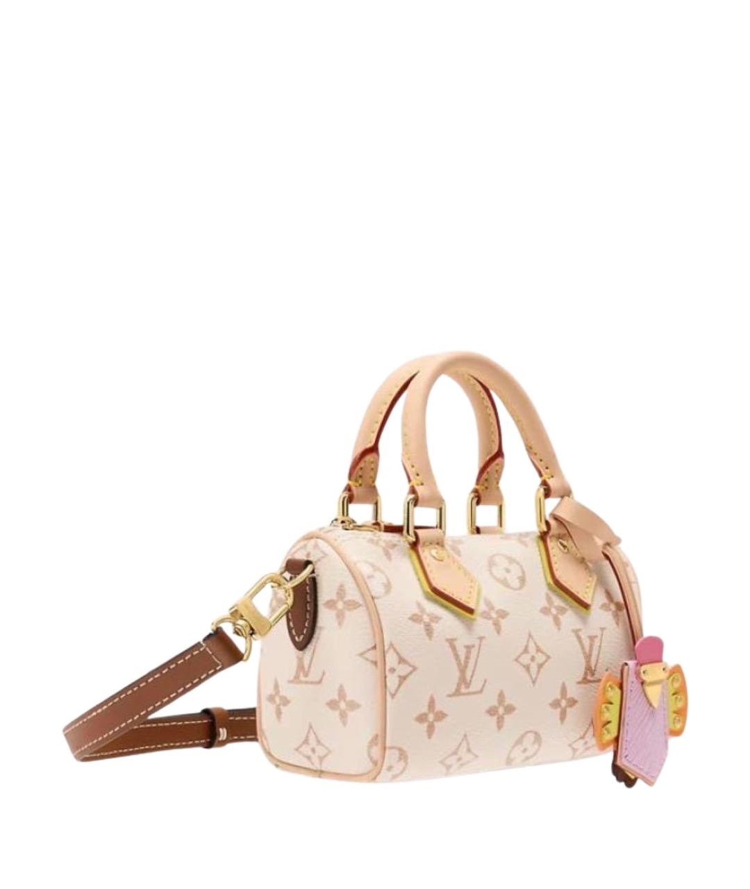 LOUIS VUITTON Бежевая канва сумка с короткими ручками, фото 1