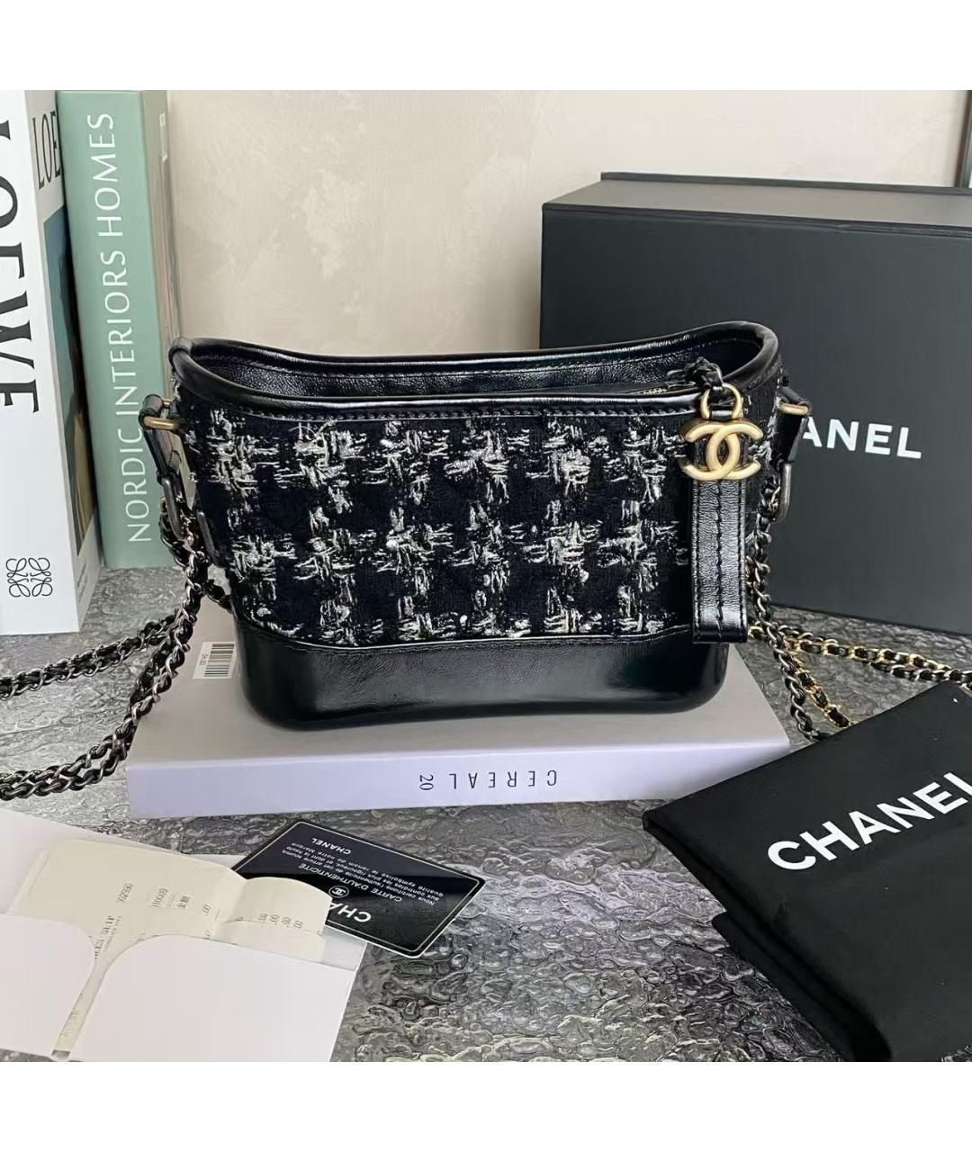 CHANEL Черная сумка через плечо, фото 2
