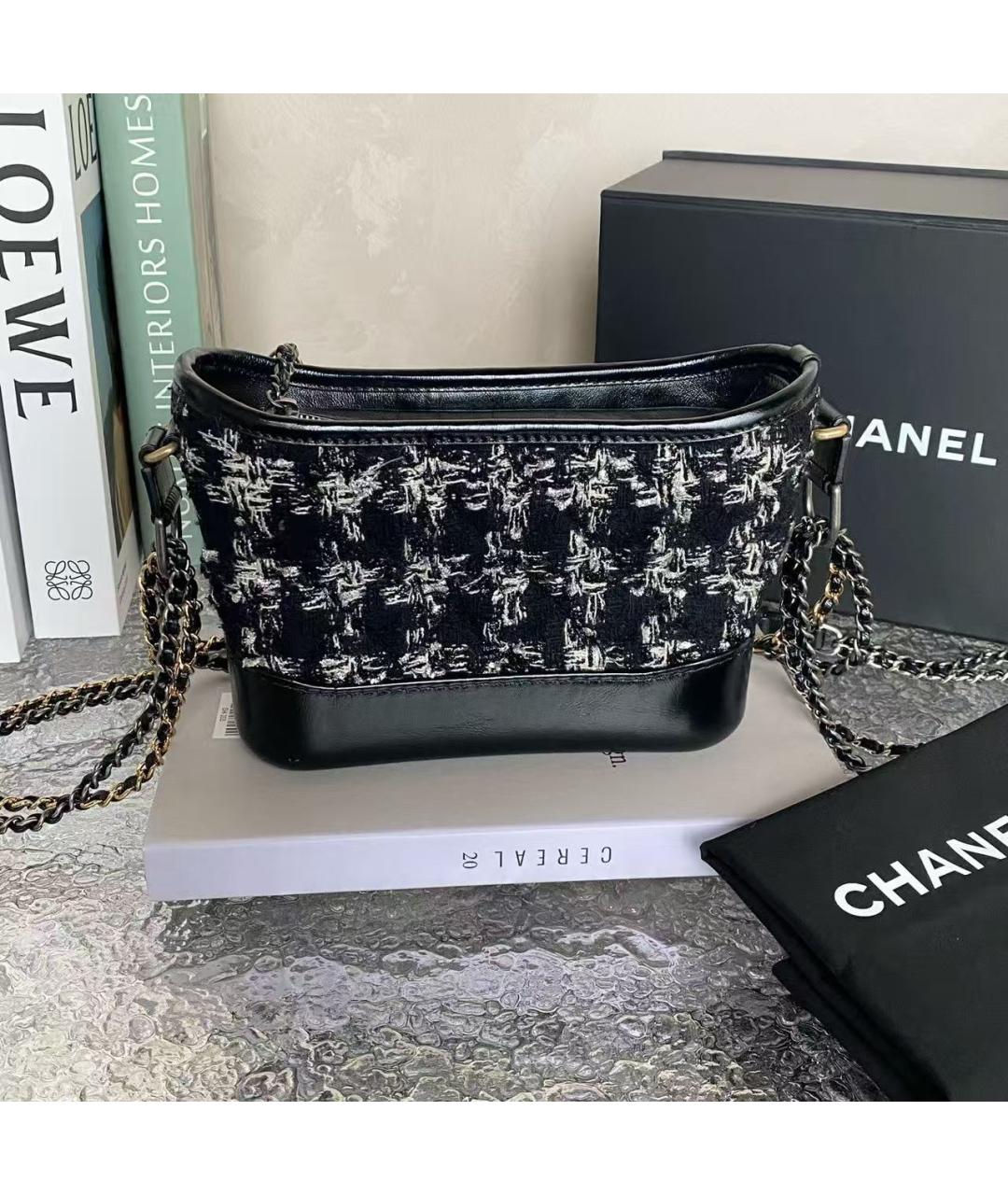 CHANEL Черная сумка через плечо, фото 3