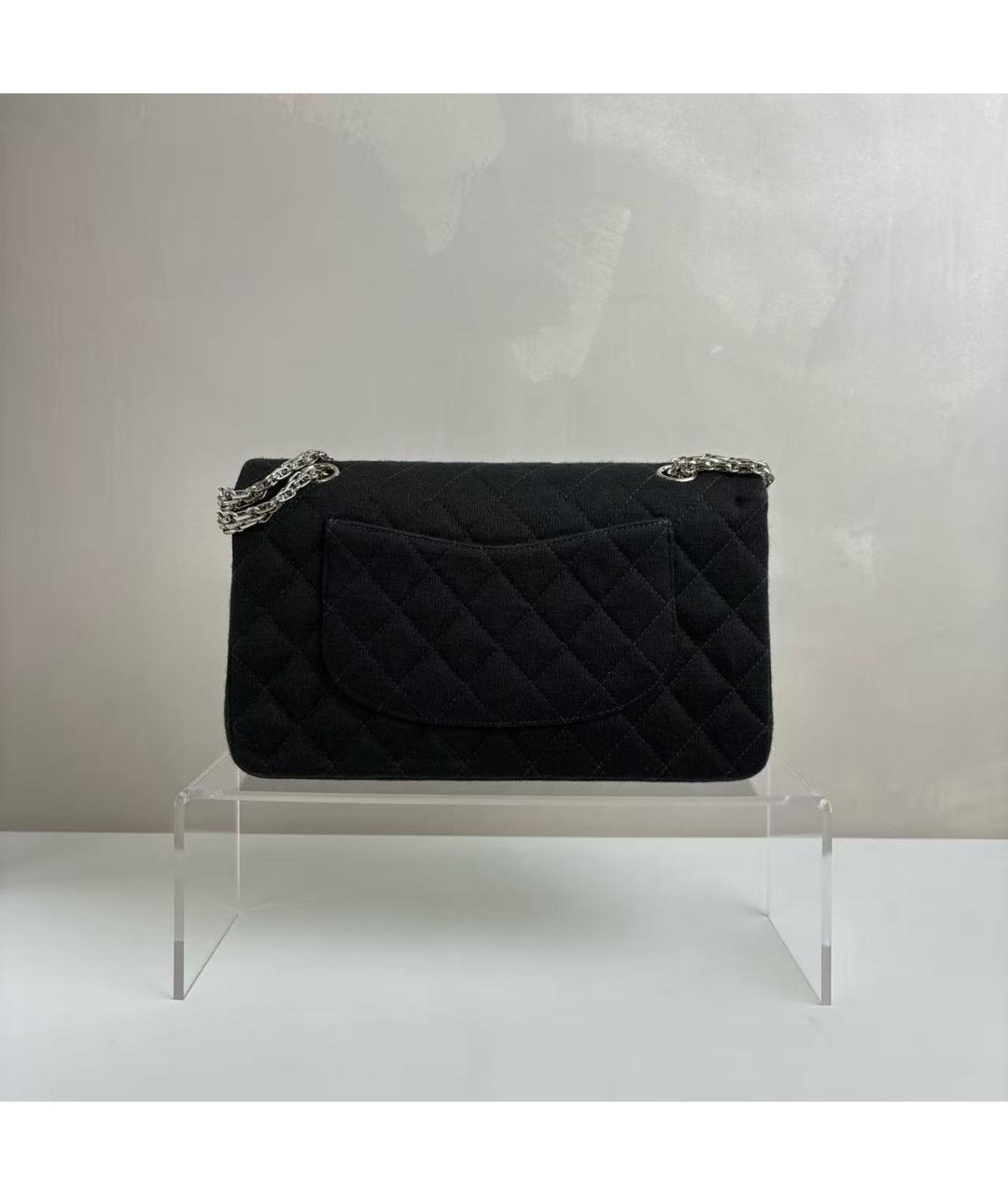 CHANEL Черная кожаная сумка через плечо, фото 4