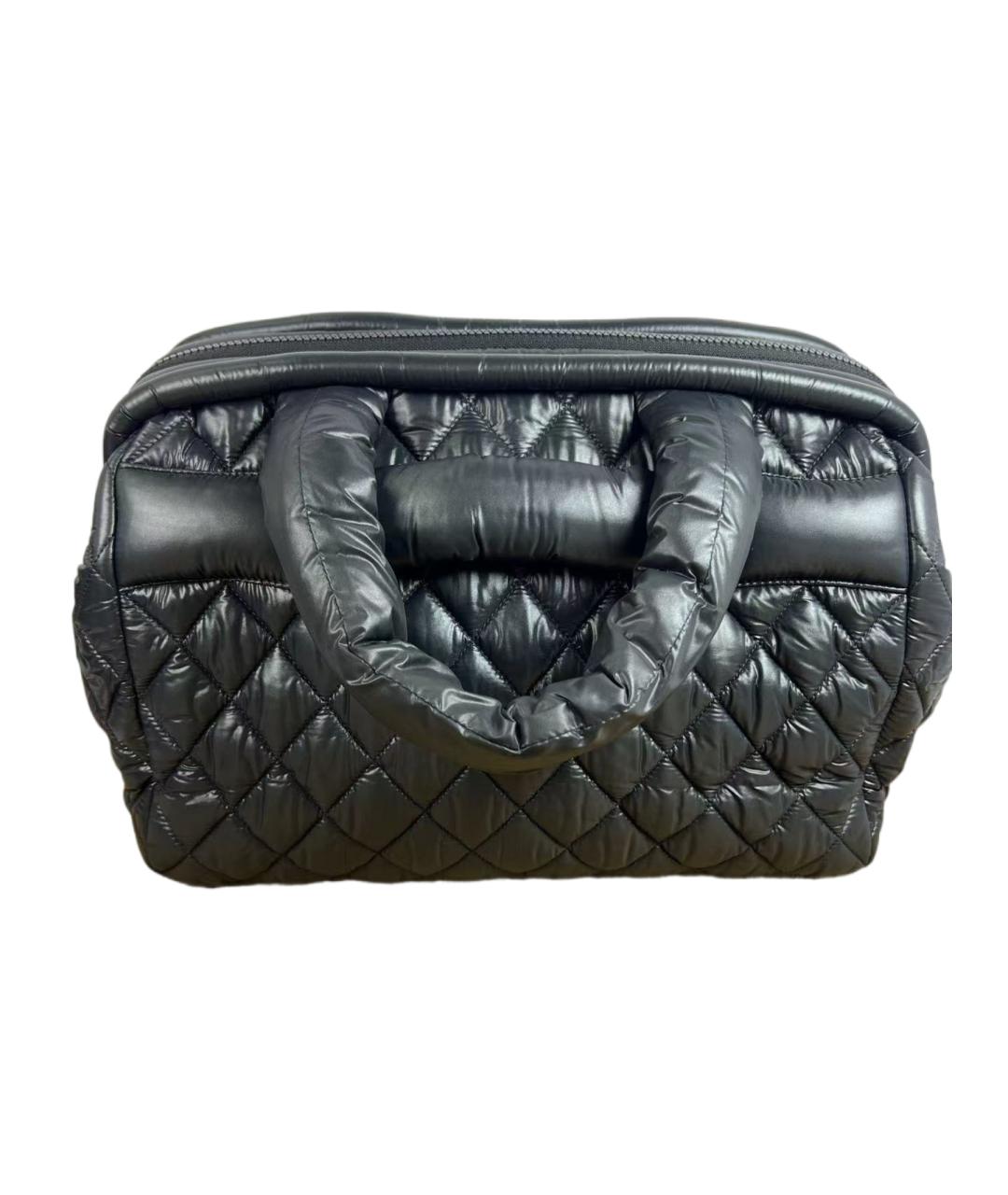 CHANEL Черная сумка тоут, фото 6
