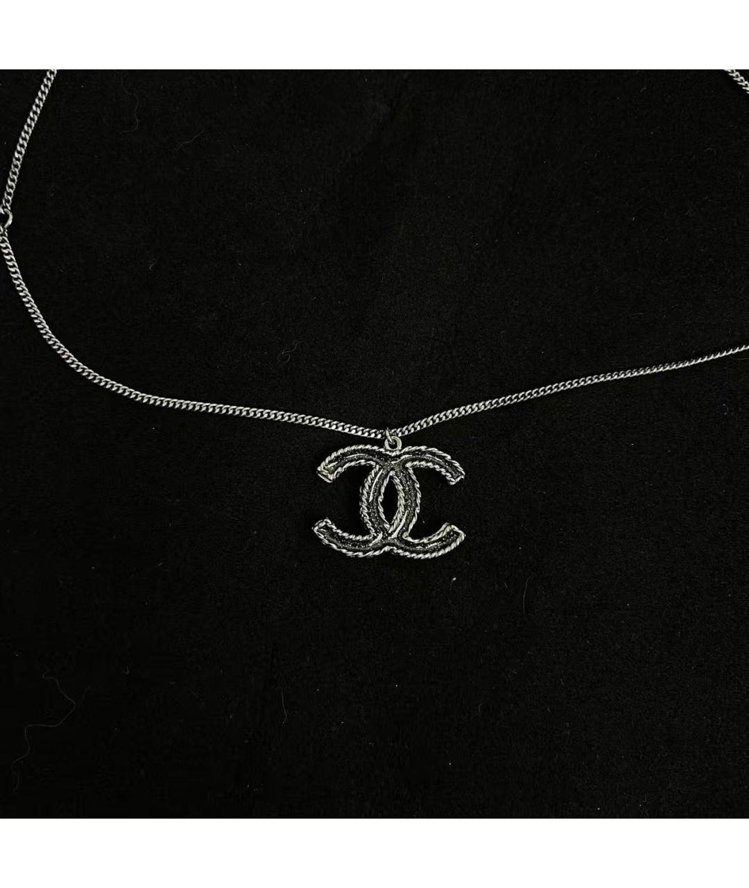 CHANEL Серебряное колье, фото 2