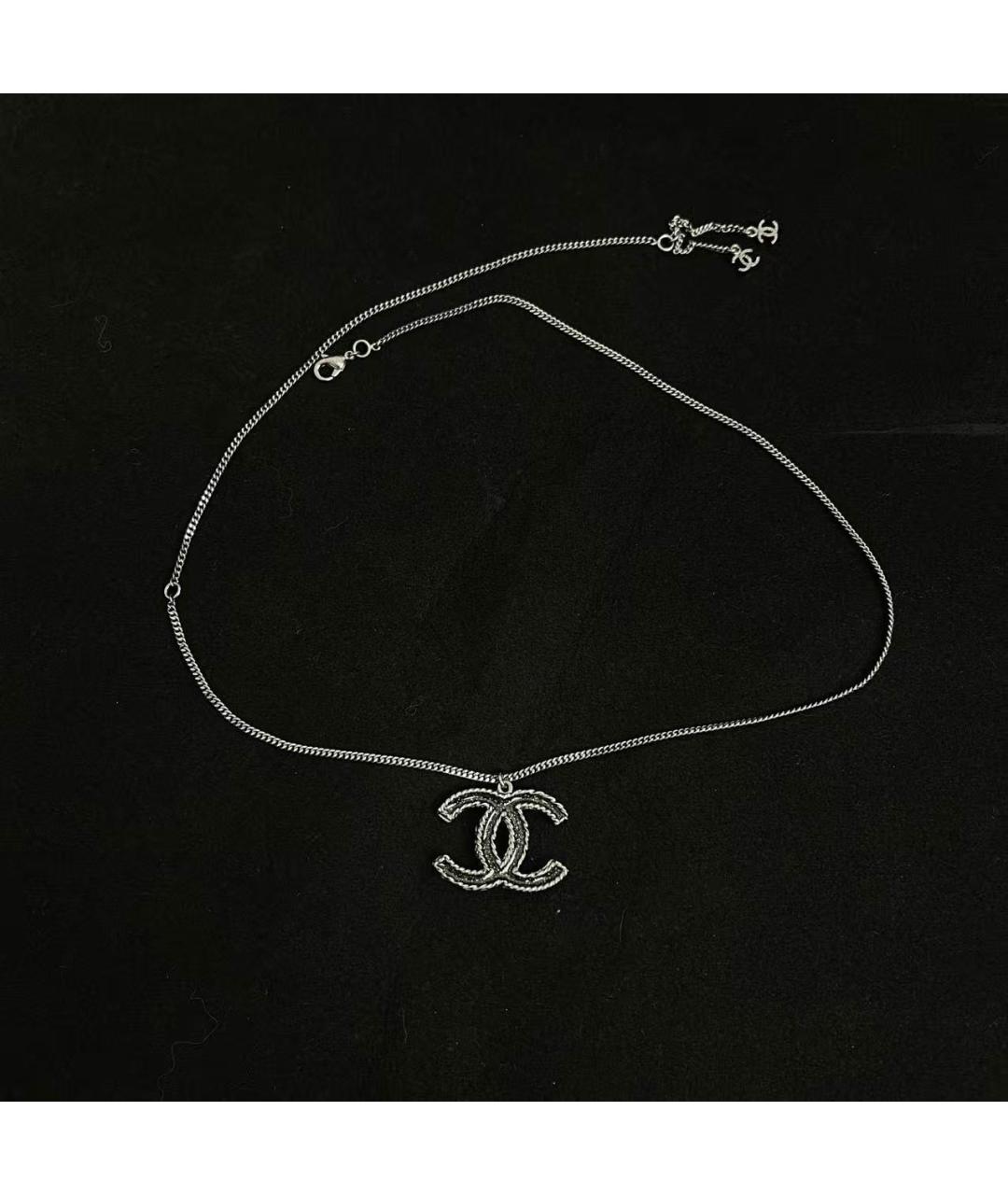 CHANEL Серебряное колье, фото 6