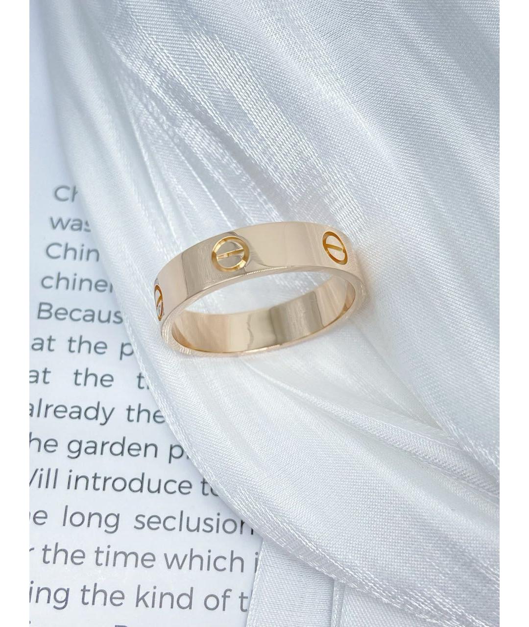 CARTIER Золотое кольцо из розового золота, фото 4