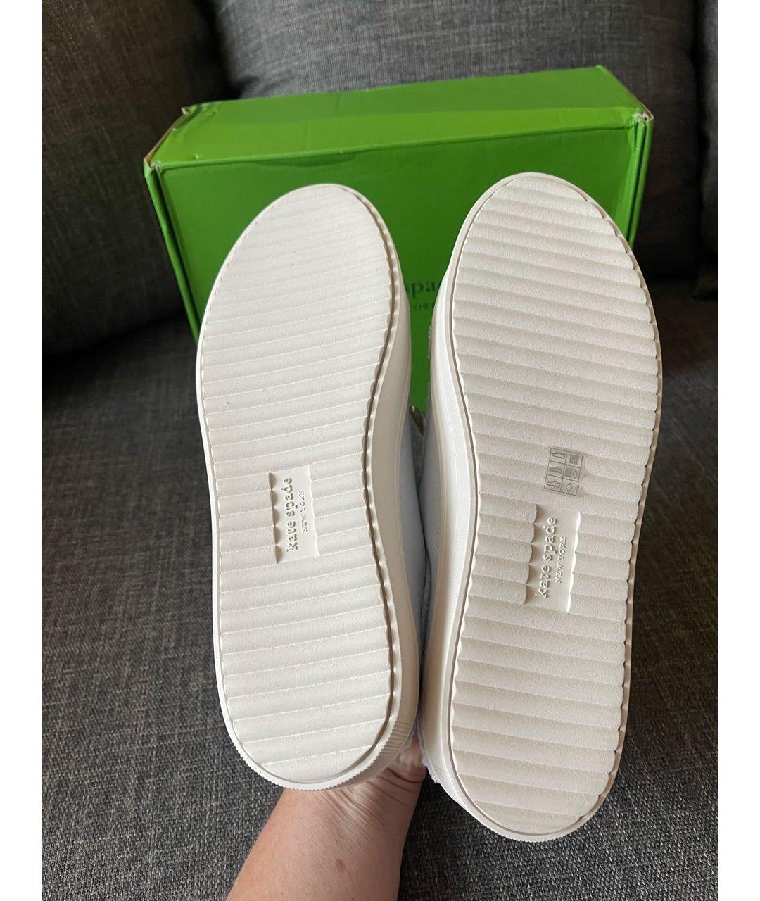 KATE SPADE Голубые текстильные кеды, фото 7