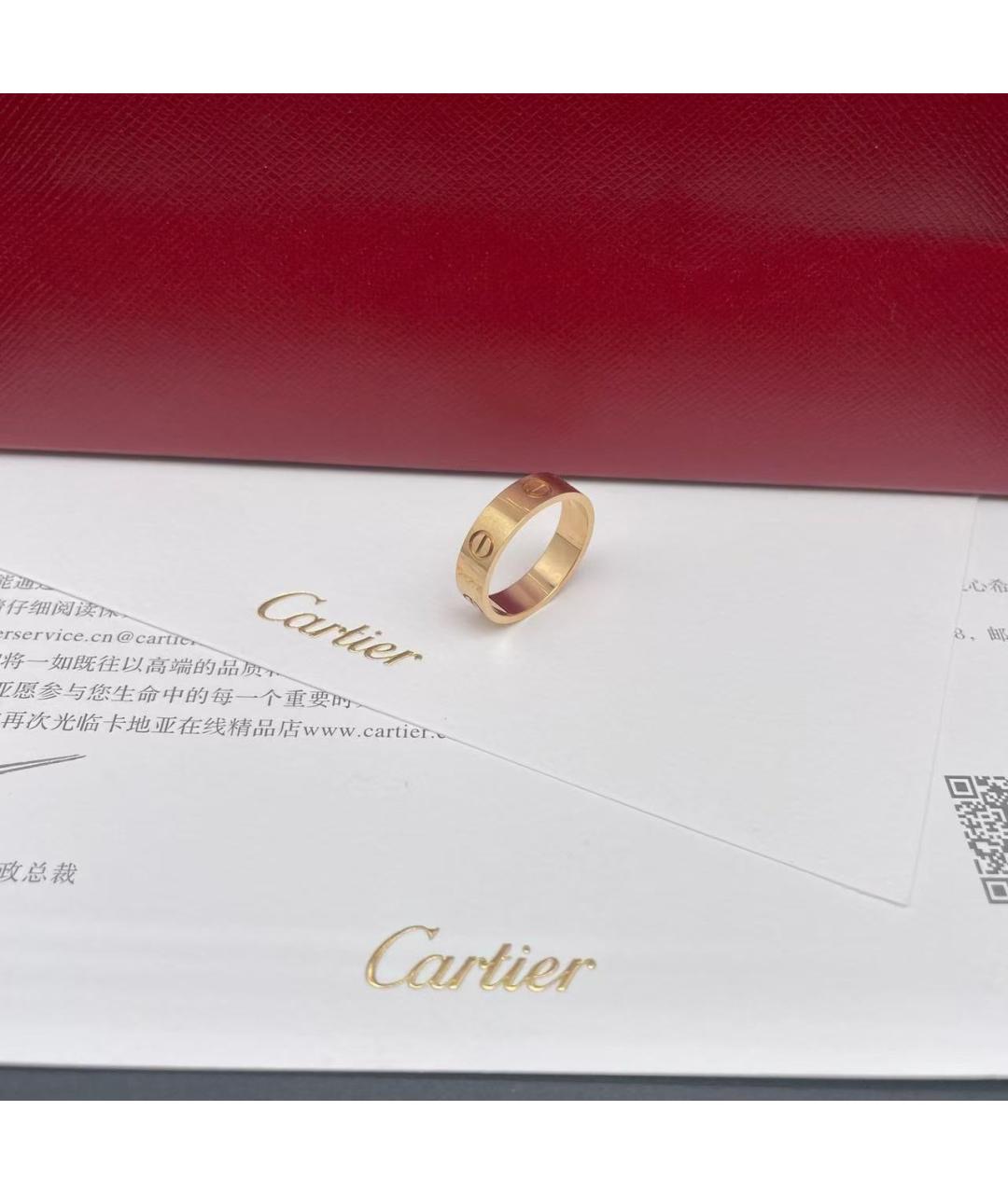 CARTIER Золотое кольцо из розового золота, фото 3
