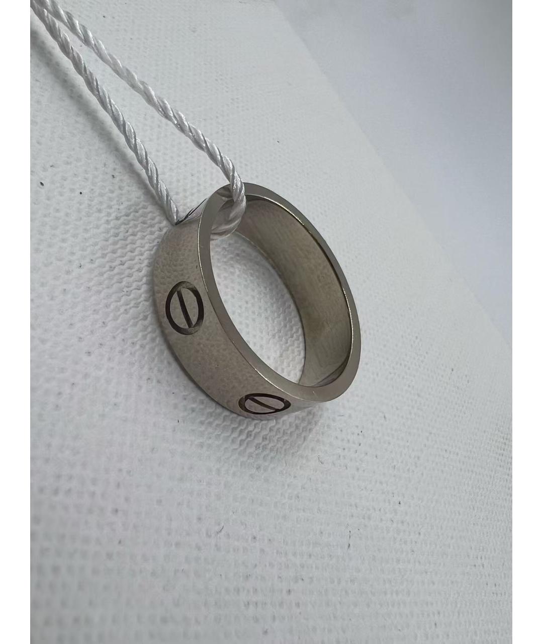 CARTIER Серебряное кольцо из белого золота, фото 2