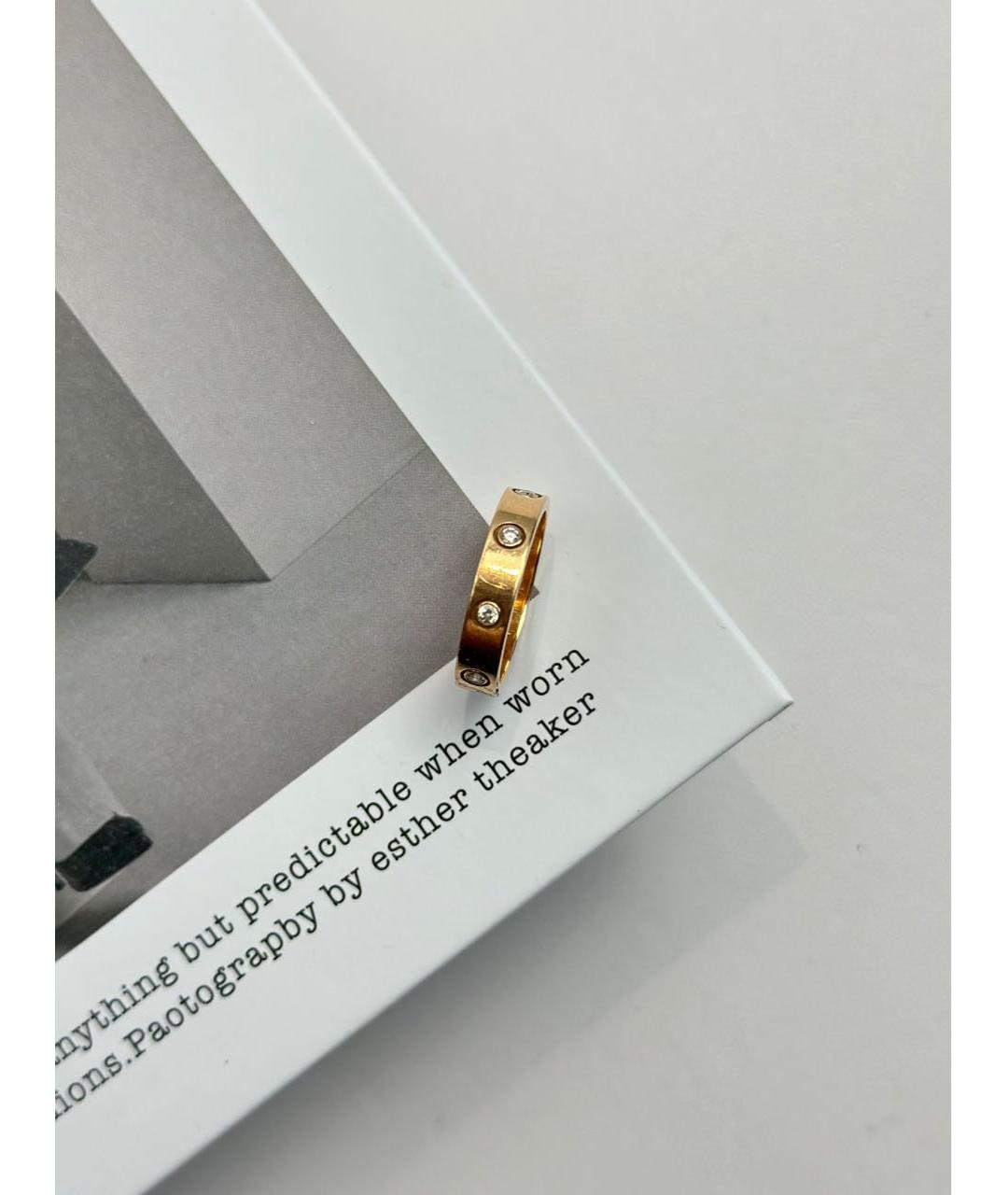 CARTIER Золотое кольцо из розового золота, фото 3