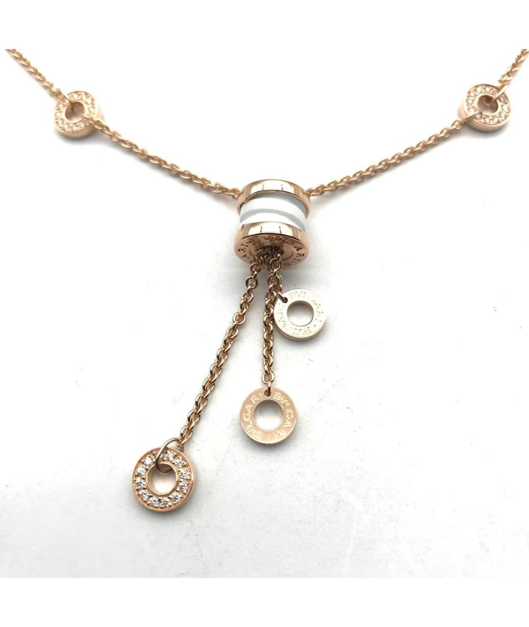 BVLGARI Золотое колье из розового золота, фото 2