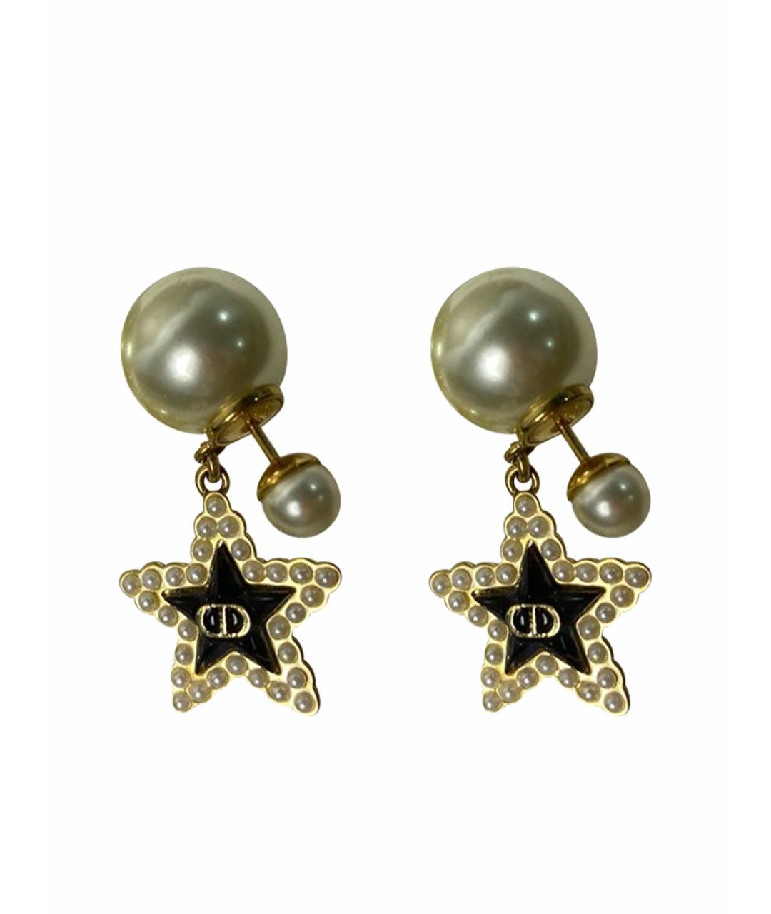 CHRISTIAN DIOR Золотые серьги, фото 1