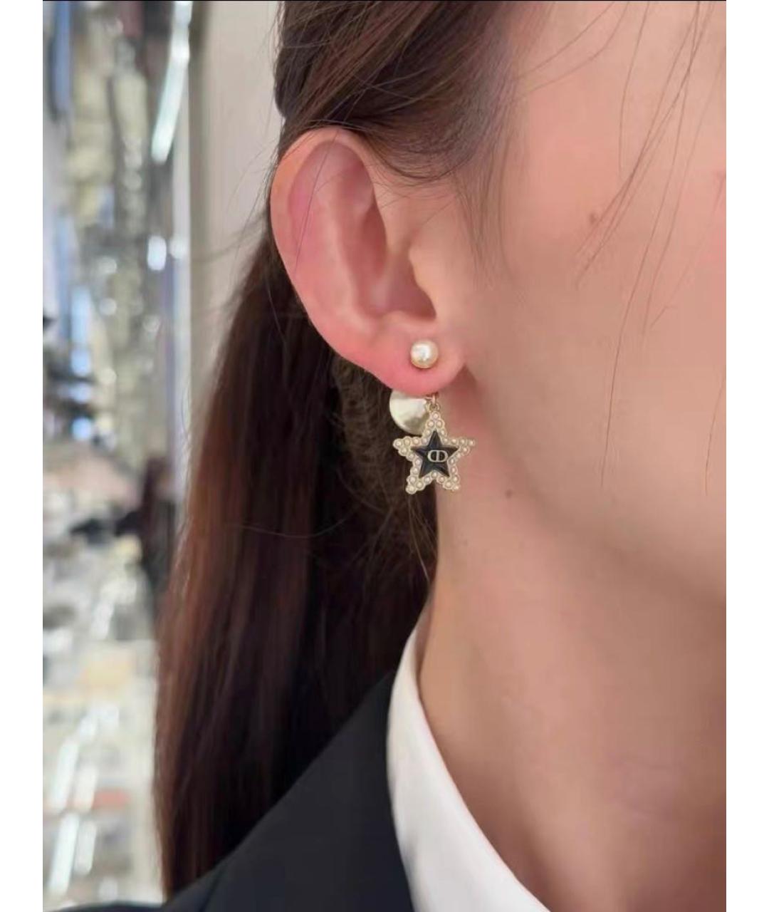 CHRISTIAN DIOR Золотые серьги, фото 6