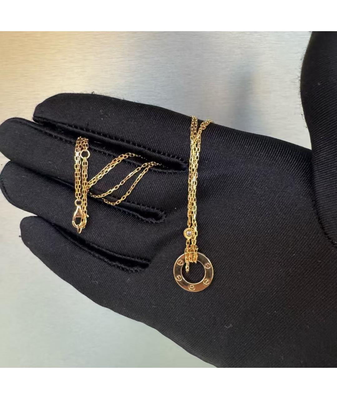 CARTIER Золотая подвеска, фото 3