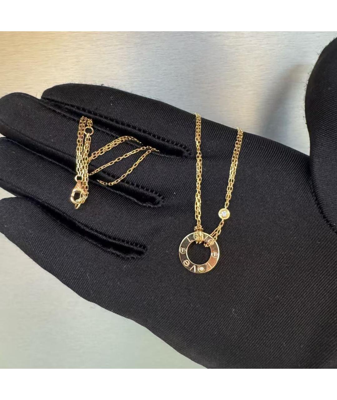 CARTIER Золотая подвеска, фото 2