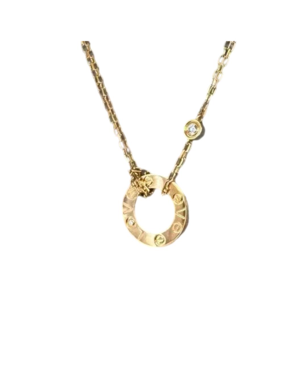 CARTIER Золотая подвеска, фото 1