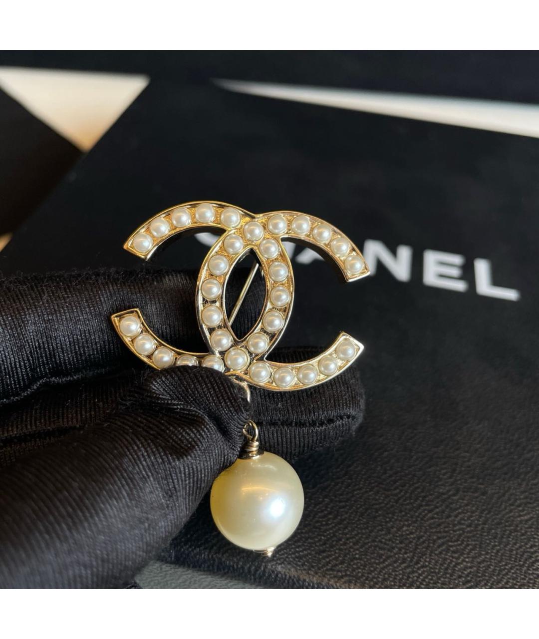 CHANEL Золотая булавка / брошь, фото 5