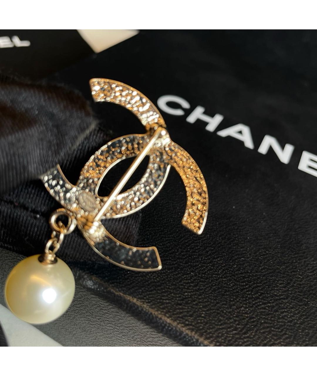 CHANEL Золотая булавка / брошь, фото 6