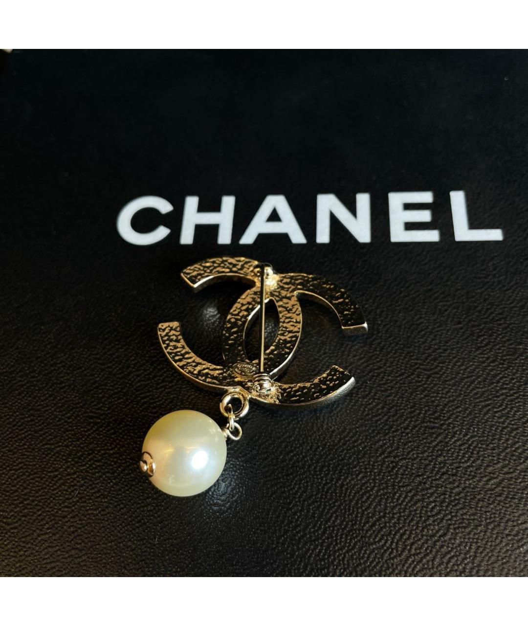 CHANEL Золотая булавка / брошь, фото 2