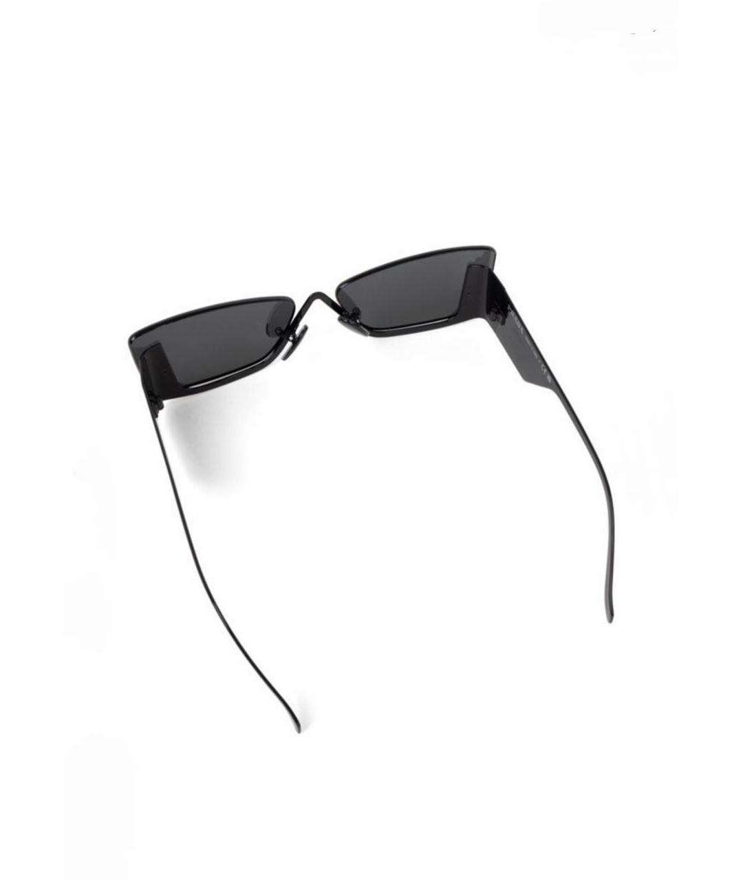 PRADA Черные металлические солнцезащитные очки, фото 3