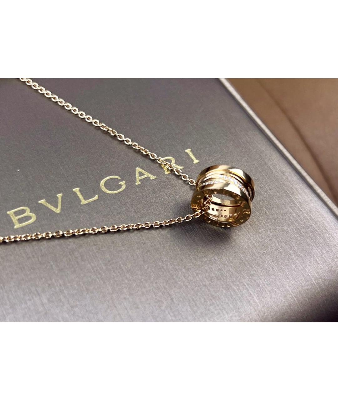 BVLGARI Золотое колье из розового золота, фото 3