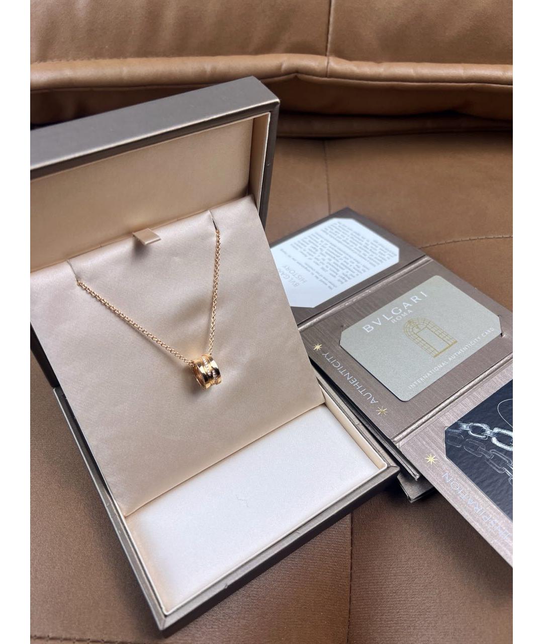 BVLGARI Золотое колье из розового золота, фото 2
