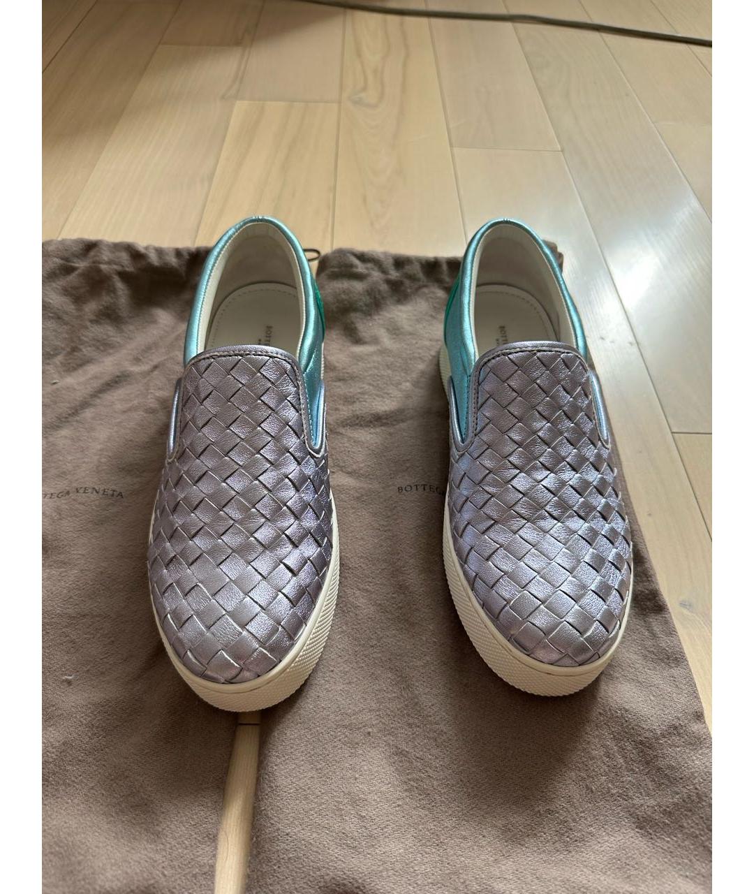 BOTTEGA VENETA Мульти кожаные лоферы, фото 2