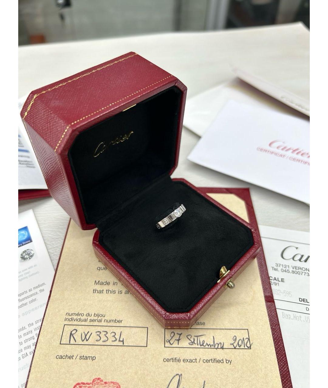CARTIER Серебряное кольцо из белого золота, фото 2
