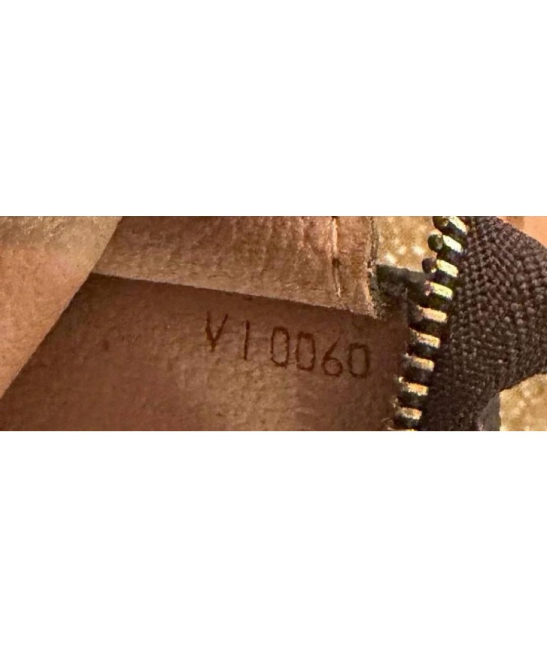 LOUIS VUITTON Коричневая канва косметичка, фото 5