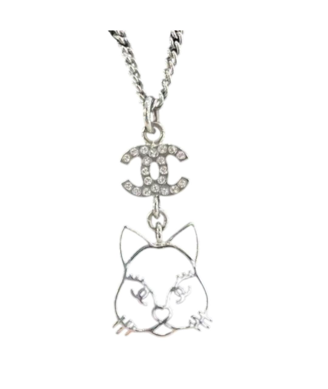 CHANEL Серебряное колье, фото 1