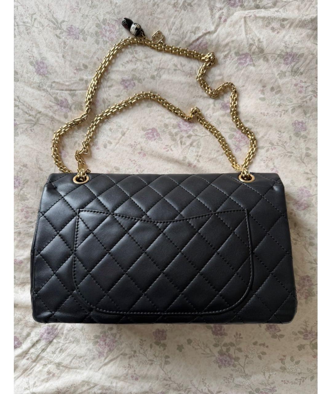 CHANEL Черная кожаная сумка через плечо, фото 3