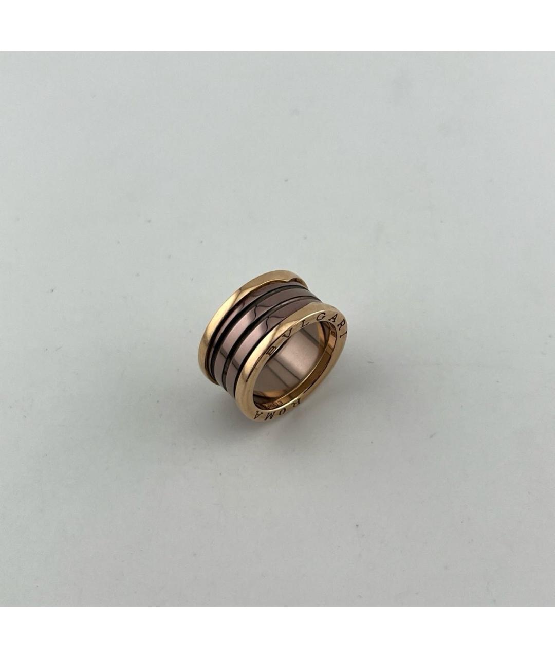 BVLGARI Коричневое кольцо из розового золота, фото 6