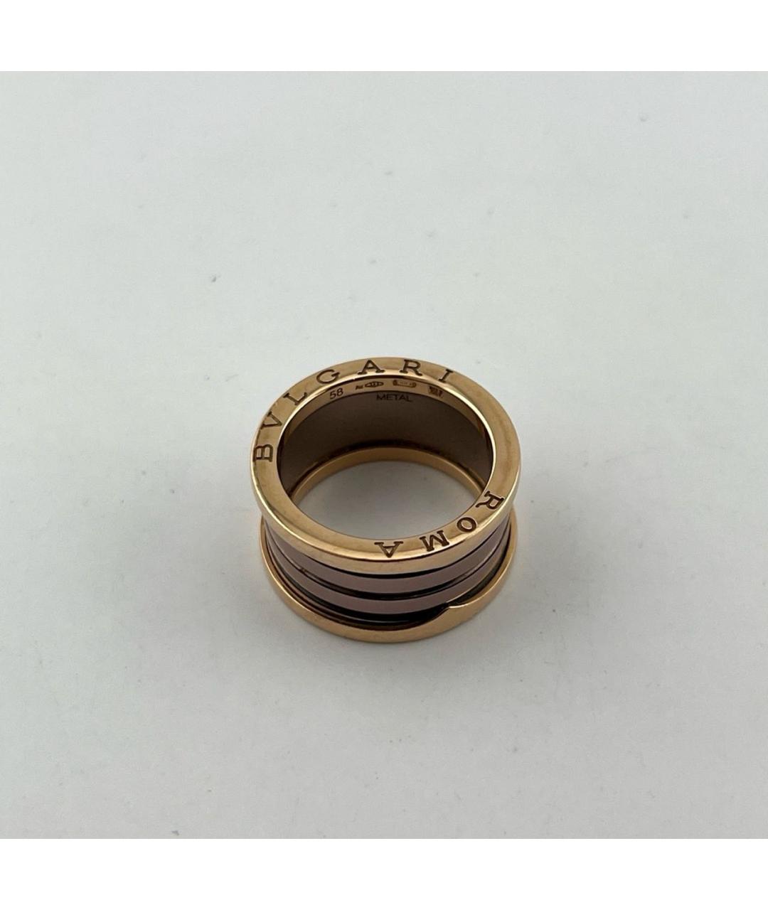 BVLGARI Коричневое кольцо из розового золота, фото 2