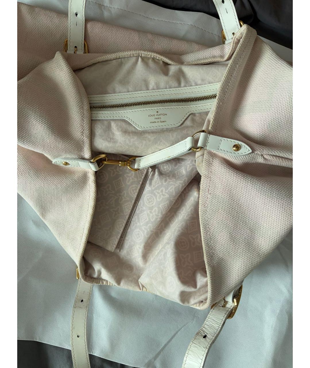 LOUIS VUITTON Розовая сумка тоут, фото 4