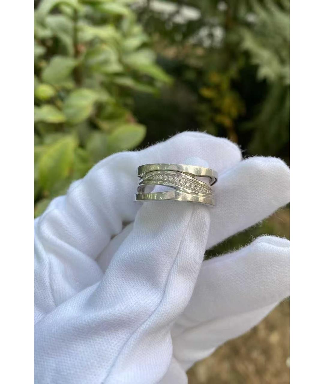BVLGARI Серебряное кольцо из белого золота, фото 3