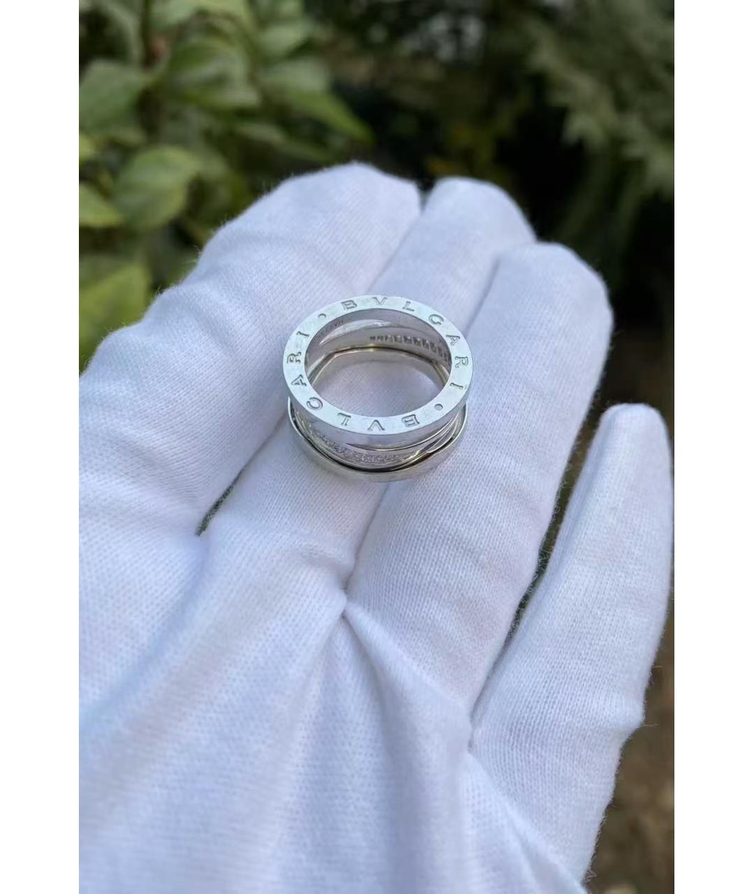 BVLGARI Серебряное кольцо из белого золота, фото 2