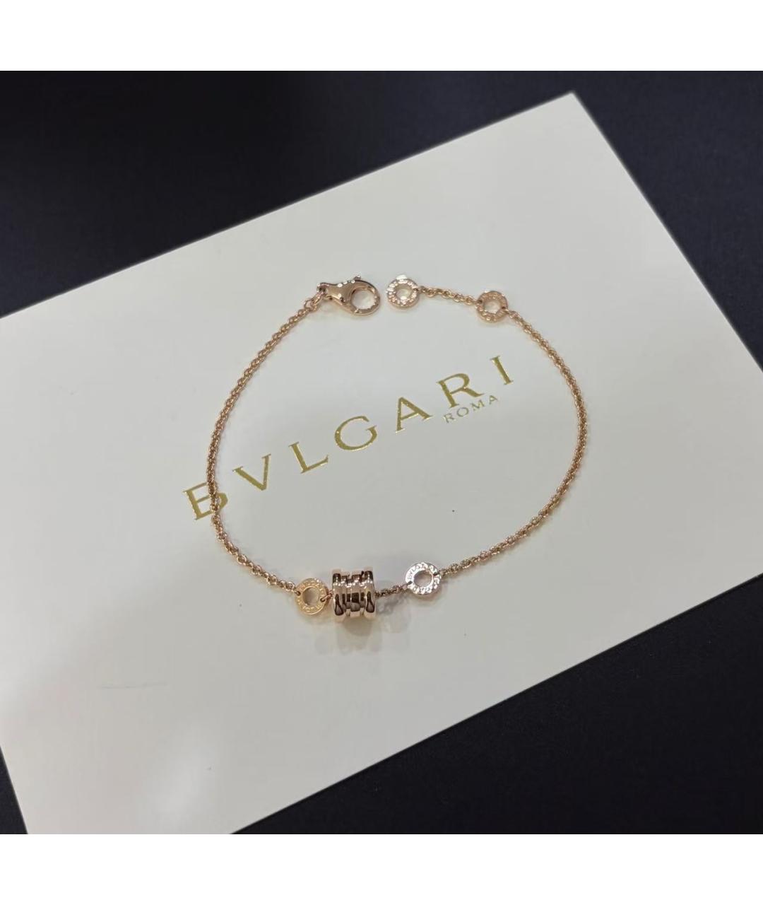 BVLGARI Золотой браслет из розового золота, фото 3
