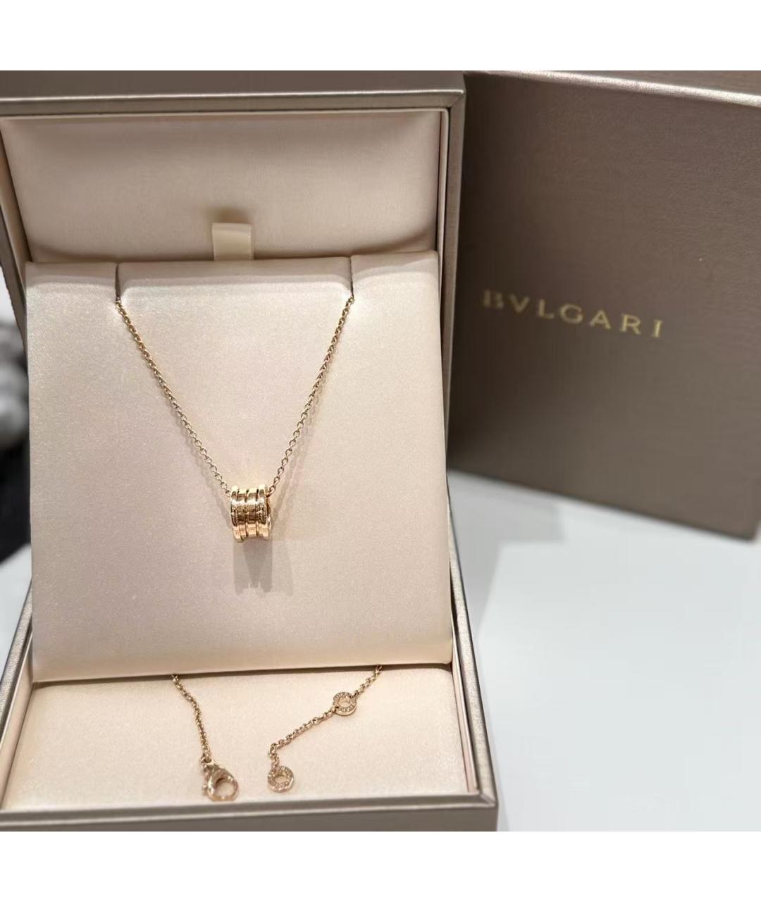BVLGARI Золотая подвеска из розового золота, фото 2