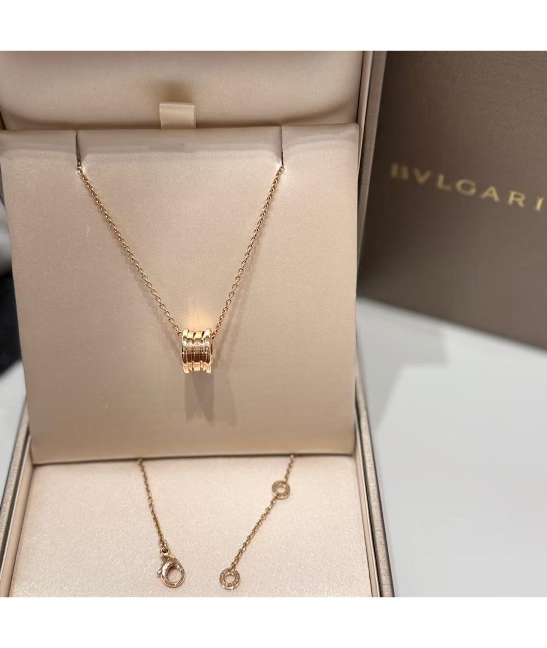 BVLGARI Золотая подвеска из розового золота, фото 3