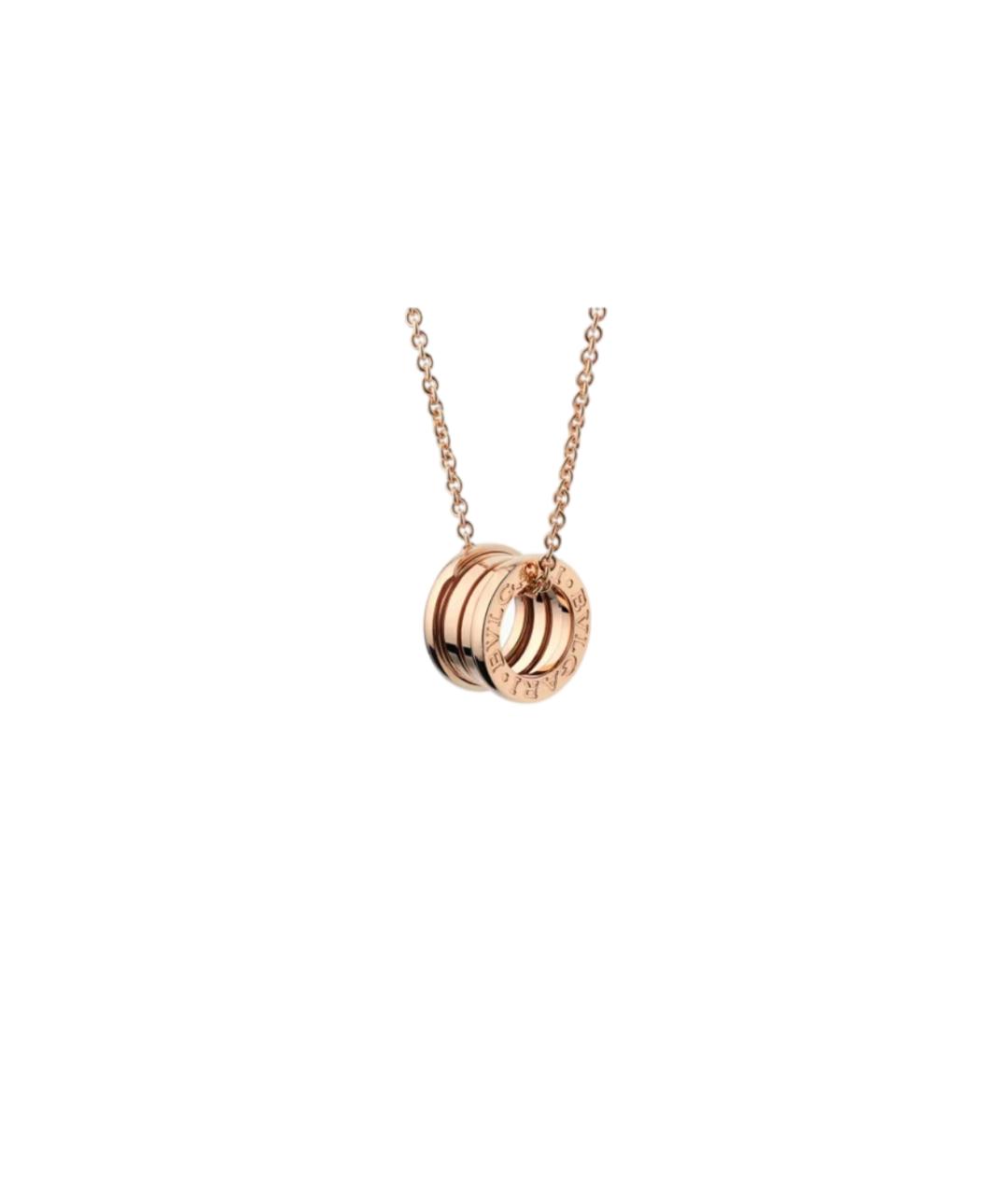 BVLGARI Золотая подвеска из розового золота, фото 4