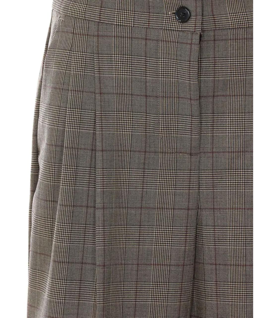 PINKO Мульти полиэстеровые прямые брюки, фото 4