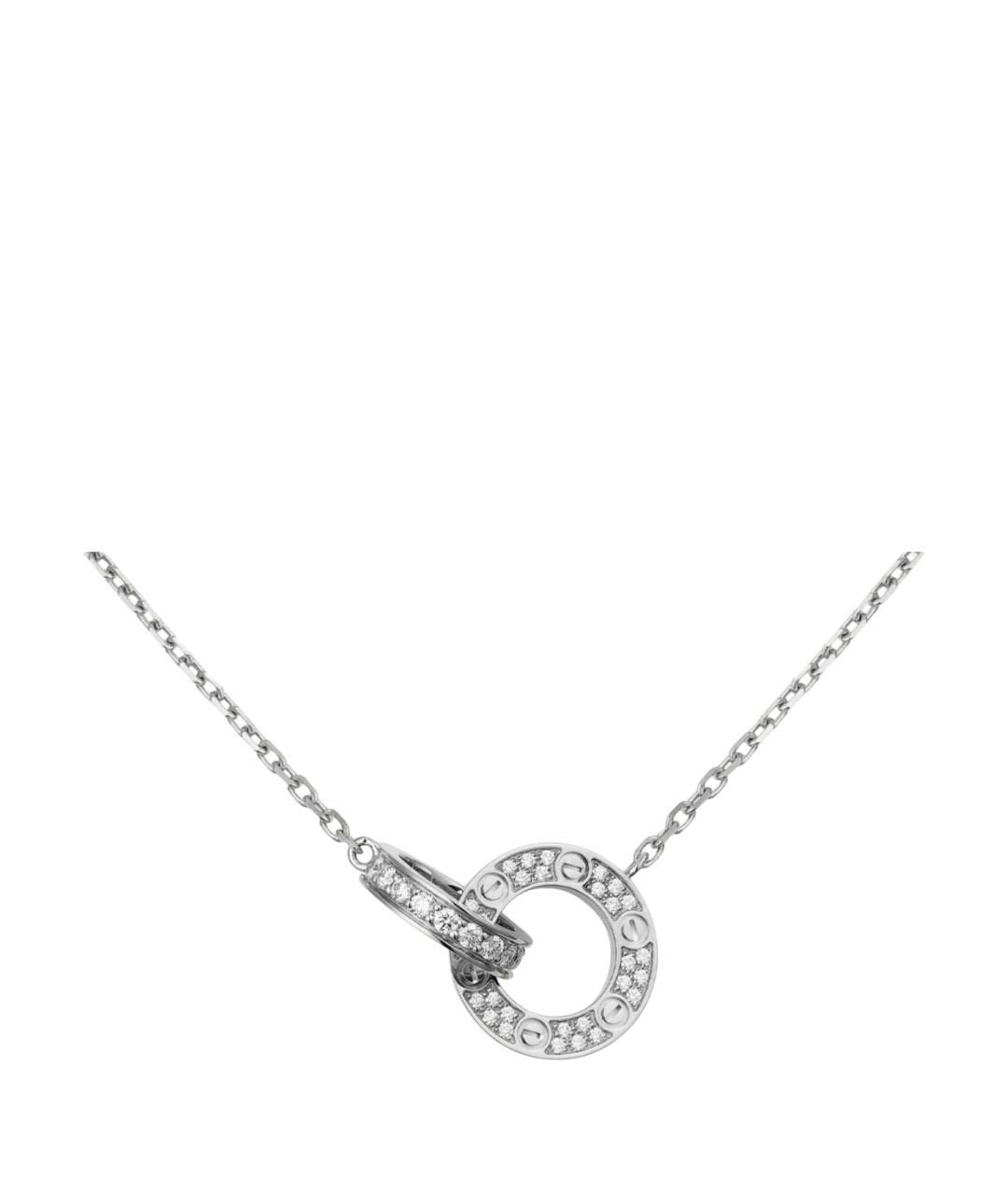 CARTIER Серебряная подвеска из белого золота, фото 1