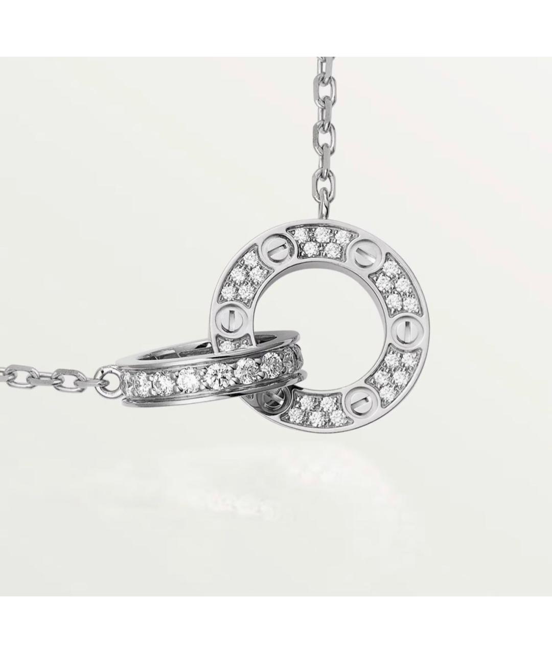 CARTIER Серебряная подвеска из белого золота, фото 2