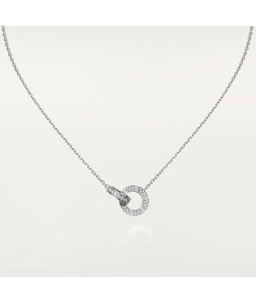 CARTIER Серебряная подвеска из белого золота, фото 4