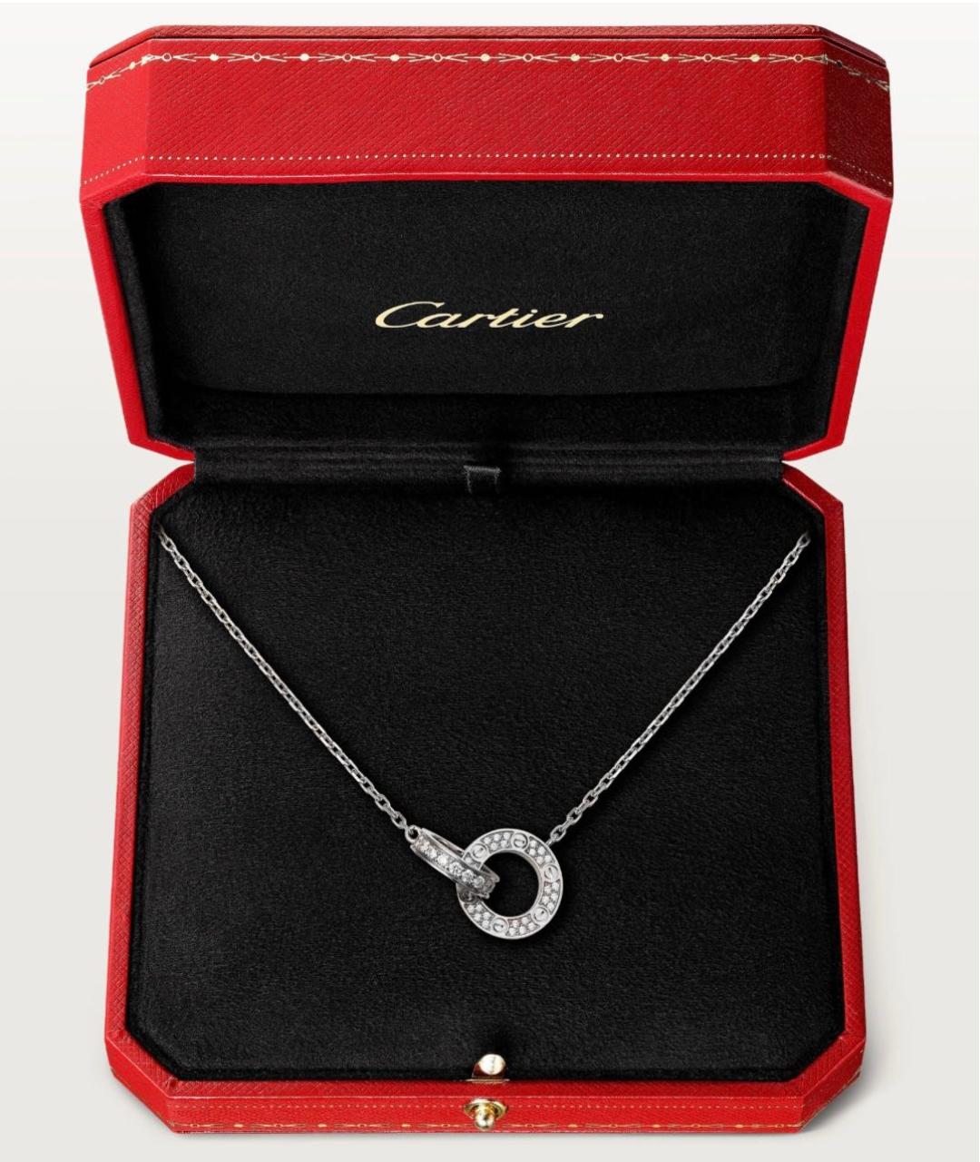 CARTIER Серебряная подвеска из белого золота, фото 3