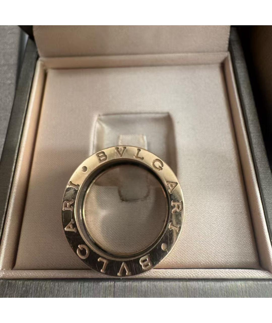 BVLGARI Черное кольцо из розового золота, фото 3