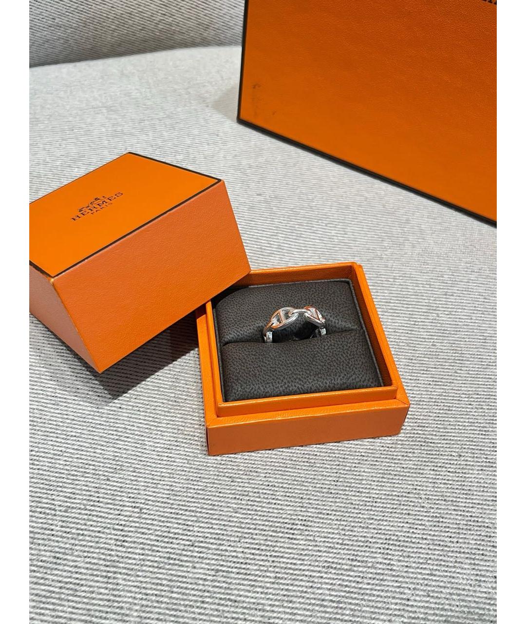 HERMES Серебряное кольцо, фото 3