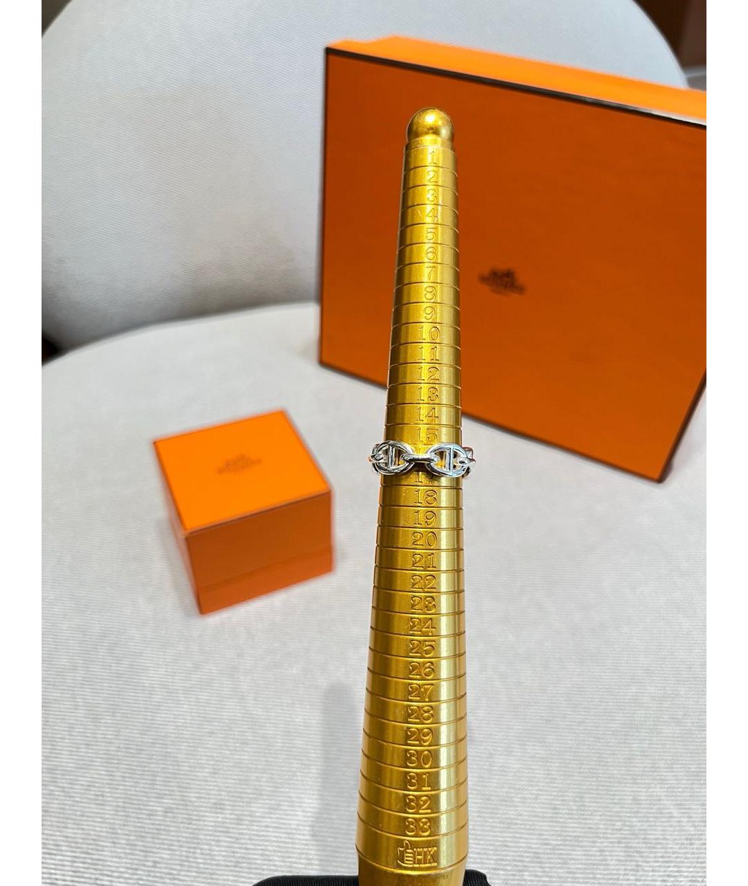 HERMES Серебряное кольцо, фото 6
