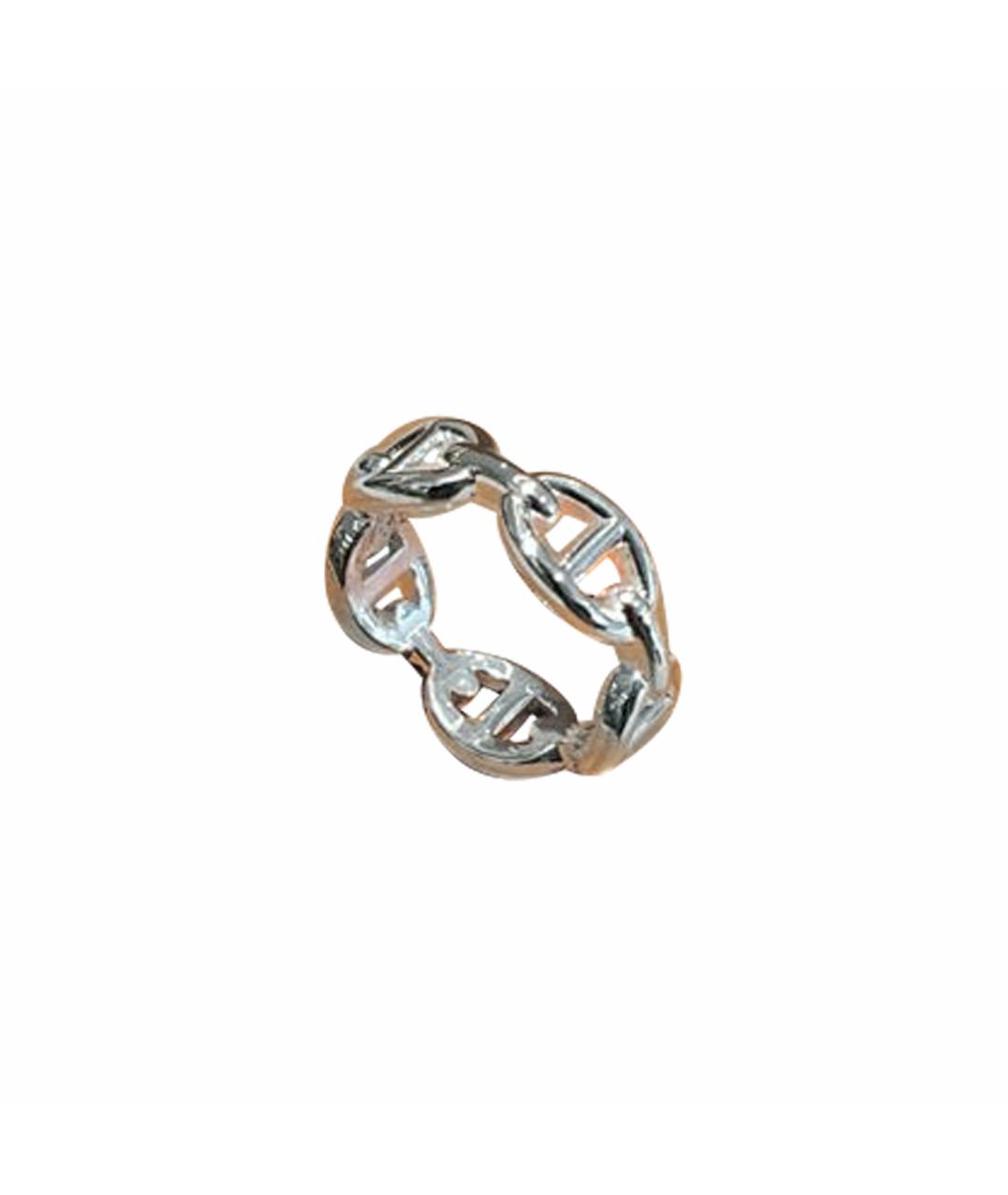HERMES Серебряное кольцо, фото 1
