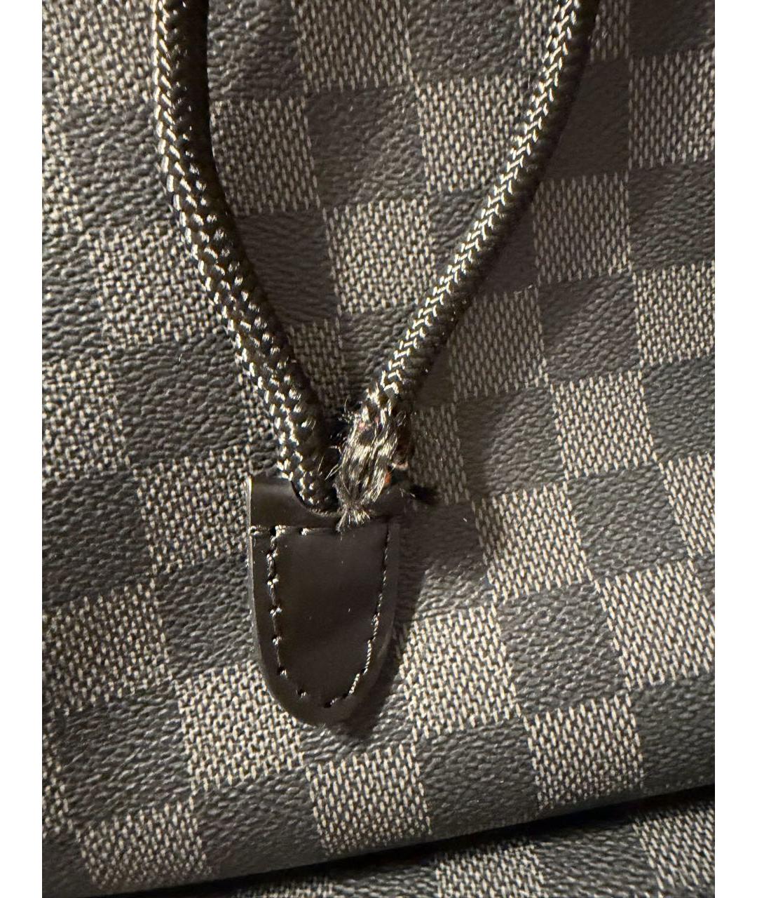 LOUIS VUITTON Серый канва рюкзак, фото 8