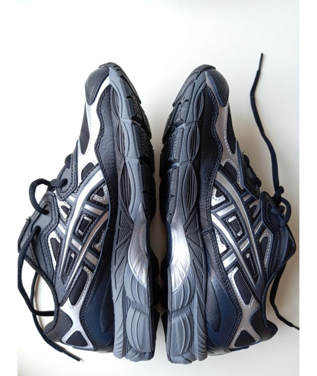 ASICS Черные кожаные низкие кроссовки / кеды, фото 9