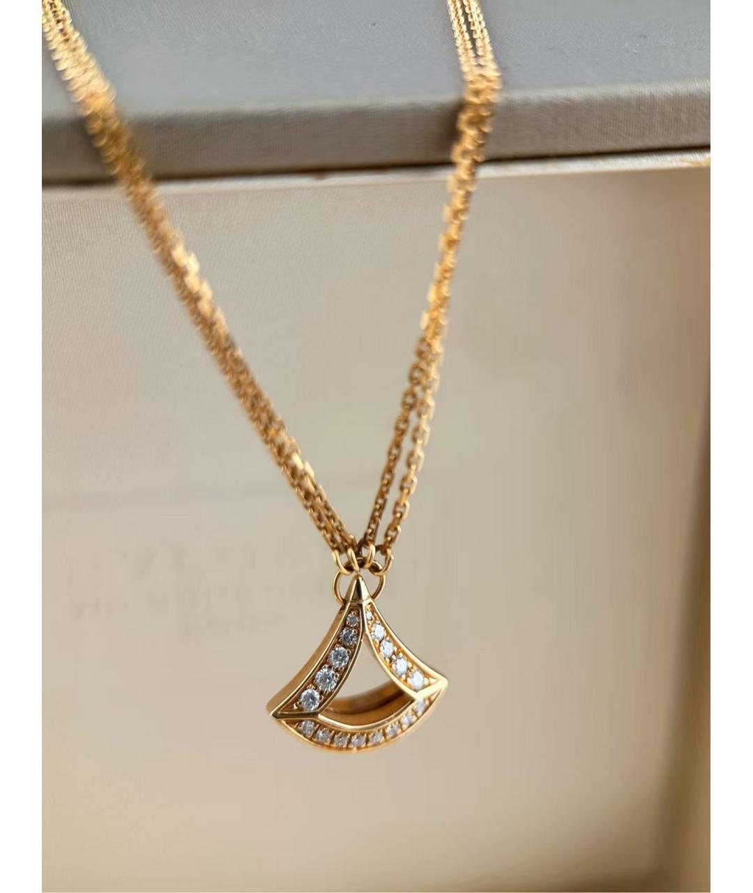 BVLGARI Золотая подвеска из розового золота, фото 3